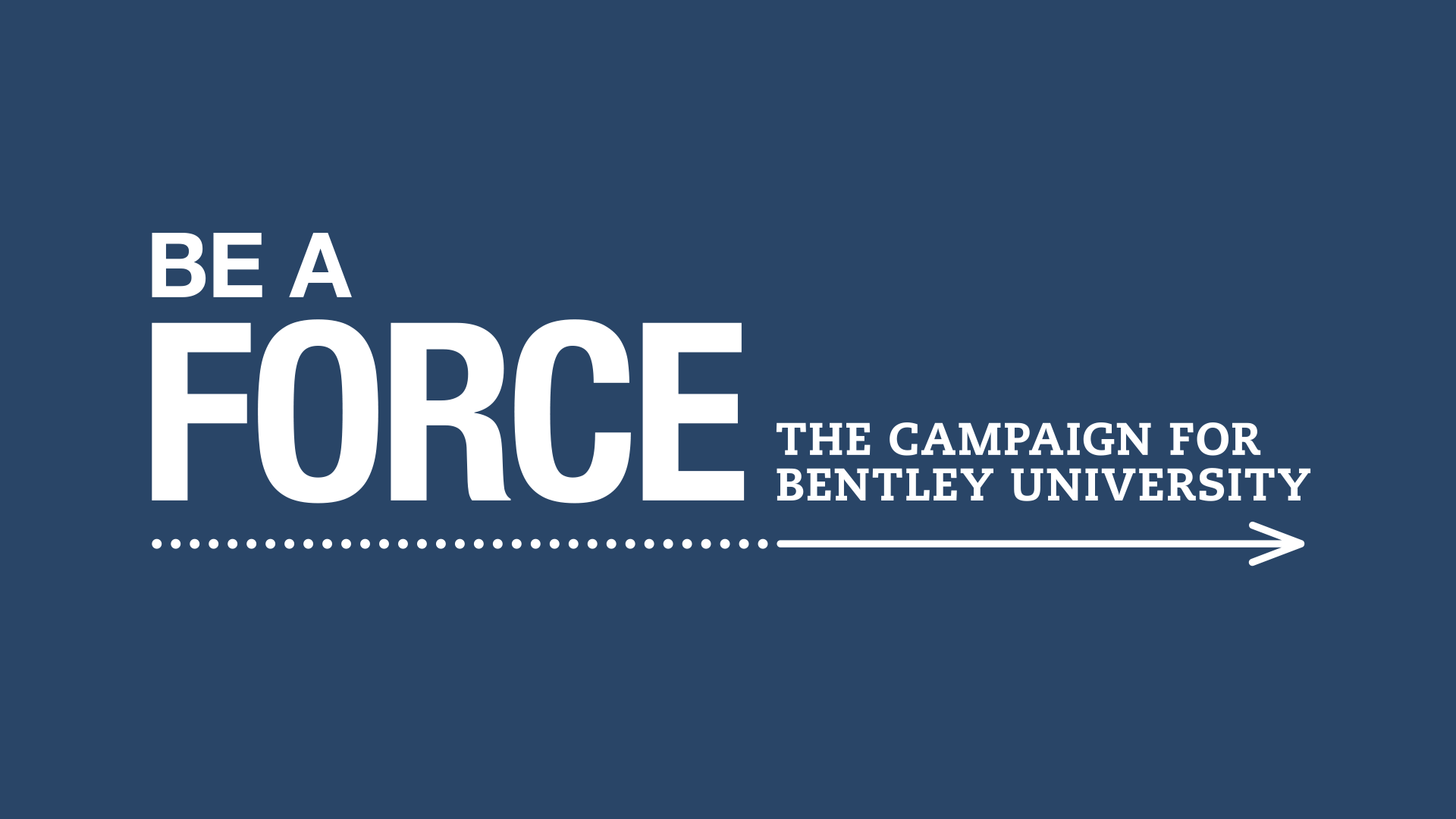 Be a Force campaign logo