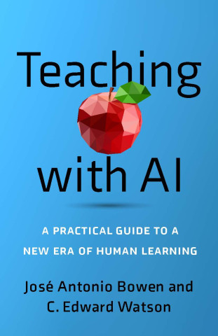 Cover image for the book "Teaching with AI"