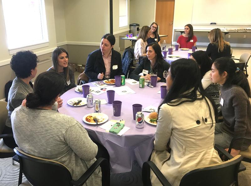 Round table discussion of the Bentley Women's Network Conference 