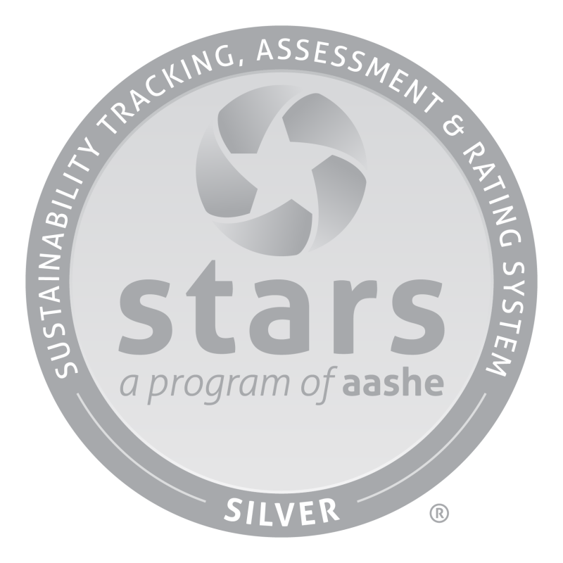 Bentley University has been awarded the Silver Seal by Sustainability Tracking, Assessment and Rating System.