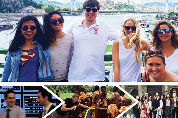 Students on Global Business Experience trips