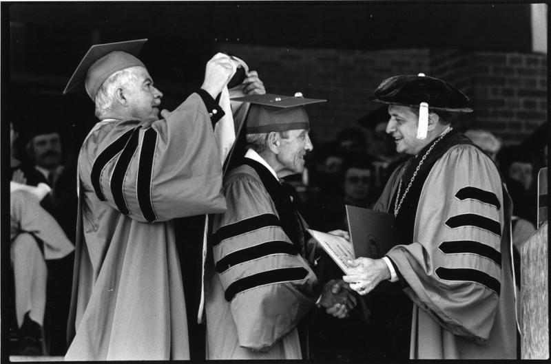 Henry Rauch at commencement