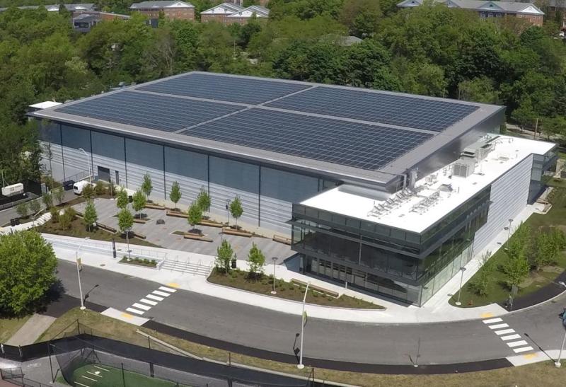 Bentley Arena solar panels