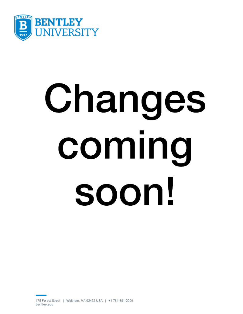 a letterhead that reads "Changes coming soon" 