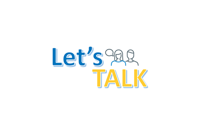 Lets talk logo