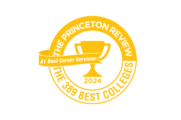 princeton review career services ranking badge 