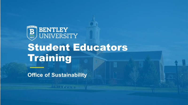 screenshot of student educators training video
