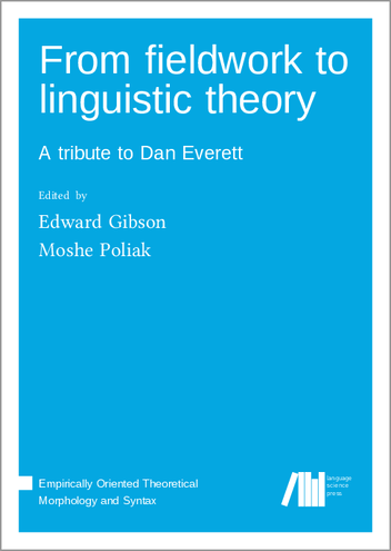 Cover of book "From Fieldwork to Linguistic Theory: A Tribute to Dan Everett," published after the event of the same name held at MIT.