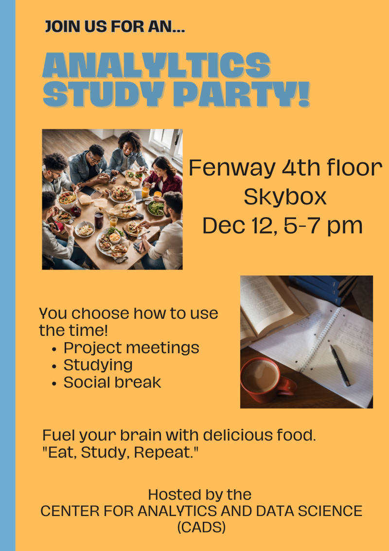 Study Party Flyer