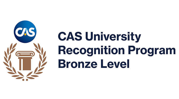 The CAS University Recognition Program logo
